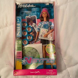 Doll NYSNC Teresa Dolls with CD & Collector Cards Mattel Barbie Y2K 2000 NEW